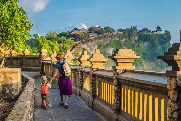 Uluwatu bali temple sunset traveldigg charm via